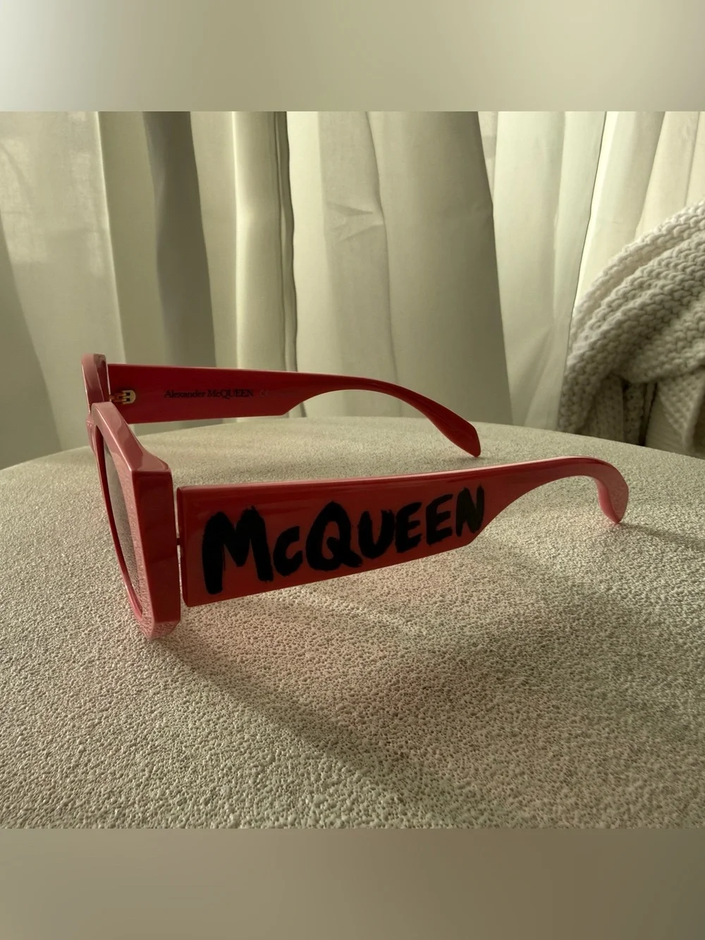 Alexander McQueen Pink Sunglasses